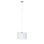 Lampada a sospensione Shima Tessuto/Metallo - 1 luce - Bianco