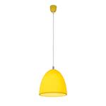 Lampada a sospensione Tepsa Silicone - 1 luce - Giallo