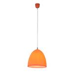 Hanglamp Tepsa silicone - 1 lichtbron - Oranje