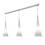 Hanglamp Stockholm metaal/chroomkleurig glas