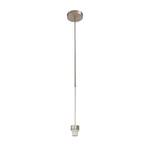 Suspension avec armatures Stresa 1 ampoule Nickel mat