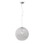 Suspension Tatum Fer / Aluminium Argenté 1 ampoule