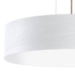 LED-hanglamp Veneli 1 lichtbron - Essenhouten wit - Diameter: 70 cm