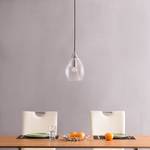 Hanglamp Vess glas/ijzer - 1 lichtbron