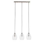 Suspension Vess Verre / Fer - 3 ampoules