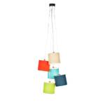 Suspension Zalia Quintett Multicolore 5 ampoules