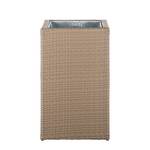 Fioriera Rattanesco Puca I Polyrattan marrone - 40 x 85 cm