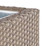 Fioriera Rattanesco Puca I Polyrattan marrone - 40 x 85 cm