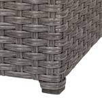 Vaso per fiori Paradise Lounge Polyrattan Grigio