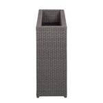 Vaso per fiori Paradise Lounge Polyrattan Grigio