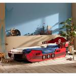 Letto pirati Crazy Shark Rosso/Marrone