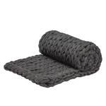 Plaid Chunky Tissu - Anthracite clair - 70 x 100 cm