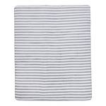 Plaid Stripes textielmix - lichtgrijs/crèmekleurig