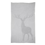 Plaid T-Grey Deer Grau - Naturfaser - 130 x 180 cm