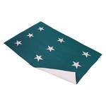 Plaid T-Shiny Star Color petrolio - Dimensioni: 140 x 200 cm