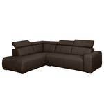 Ecksofa Malvern II Echtleder Braun - Echtleder - 270 x 90 x 220 cm