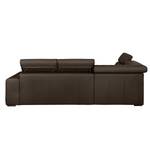 Ecksofa Malvern II Echtleder Braun - Echtleder - 270 x 90 x 220 cm