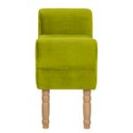 Bankje Banquette fluweel - Groen