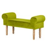 Bankje Banquette fluweel - Groen