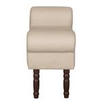 Polsterbank Lotta II Webstoff Webstoff - Stoff Fala: Cappuccino - Braun - Esche