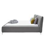 Gestoffeerd bed Alamo geweven stof - Donkergrijs - 160 x 200cm