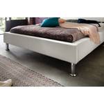 Gestoffeerd bed Anello kunstleer - Wit - 100 x 200cm