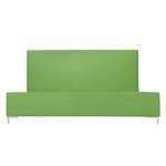 Lit rembourré Aralia I Tissu - Tissu Floreana : Vert - 140 x 200cm - Pas de tiroir de lit - Forme en T