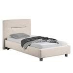 Gestoffeerd bed Billdal structuurstof Cappuccinokleurig - 100 x 200cm