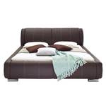 Gestoffeerd bed Bolzano bruin kunstleer - Bruin - 180 x 200cm