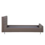 Gestoffeerd bed Chelsea Stof Valona: Beige - 140 x 200cm