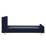 Gestoffeerd bed Chelsea Stof Valona: Donkerblauw - 140 x 200cm