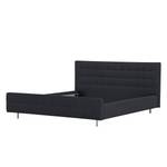 Gestoffeerd bed Chelsea Stof Valona: Antraciet - 160 x 200cm