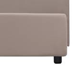 Gestoffeerd bed Chiara Stof Valona: Beige - 160 x 200cm - Geen opbergruimte