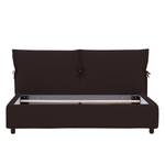 Gestoffeerd bed Fanna Stof Linea: Bruin - 140 x 200cm - Wenge