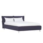 Gestoffeerd bed Fanna Stof Linea: Paars - 140 x 200cm - Roestvrij staal