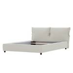 Gestoffeerd bed Fanna Stof Linea: Beige - 160 x 200cm - Wenge