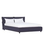 Gestoffeerd bed Fanna Stof Linea: Paars - 160 x 200cm - Wenge