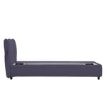 Polsterbett Fanna Stoff Linea: Violett - 180 x 200cm - Wenge