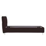 Gestoffeerd bed Fanna Stof Linea: Bruin - 90 x 200cm - Roestvrij staal