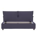 Polsterbett Fanna Stoff Linea: Violett - 90 x 200cm - Wenge