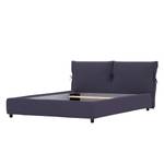 Polsterbett Fanna Stoff Linea: Violett - 90 x 200cm - Wenge