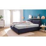 Gestoffeerd bed Fanna Stof Linea: Paars - 160 x 200cm - Wenge