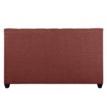 Gestoffeerd bed Grand geweven stof - Stof Frea: Rood - 140 x 200cm