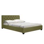 Gestoffeerd bed Grand geweven stof - Stof Frea: Groen - 90 x 200cm