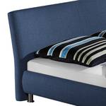Gestoffeerd bed Hersbruck Jeansblauw - 100 x 200cm
