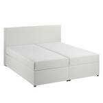 Gestoffeerd bed KiYDOO V inclusief opbergruimte - kunstleer - Wit - 180 x 200cm