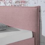 Gestoffeerd bed Kolbäck structuurstof Mauve - 180 x 200cm - Zonder lattenbodem & matras