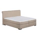 Boxspringbett Lamis Sand - 140 x 200cm - H2 - Kaltschaumtopper