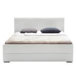 Gestoffeerd bed Magic kunstleer - Wit - 180 x 200cm