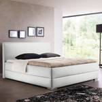 Gestoffeerd bed Magic kunstleer - Wit - 180 x 200cm